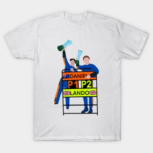 Lando Norris and Daniel Ricciardo - Monza 2021 T-Shirt